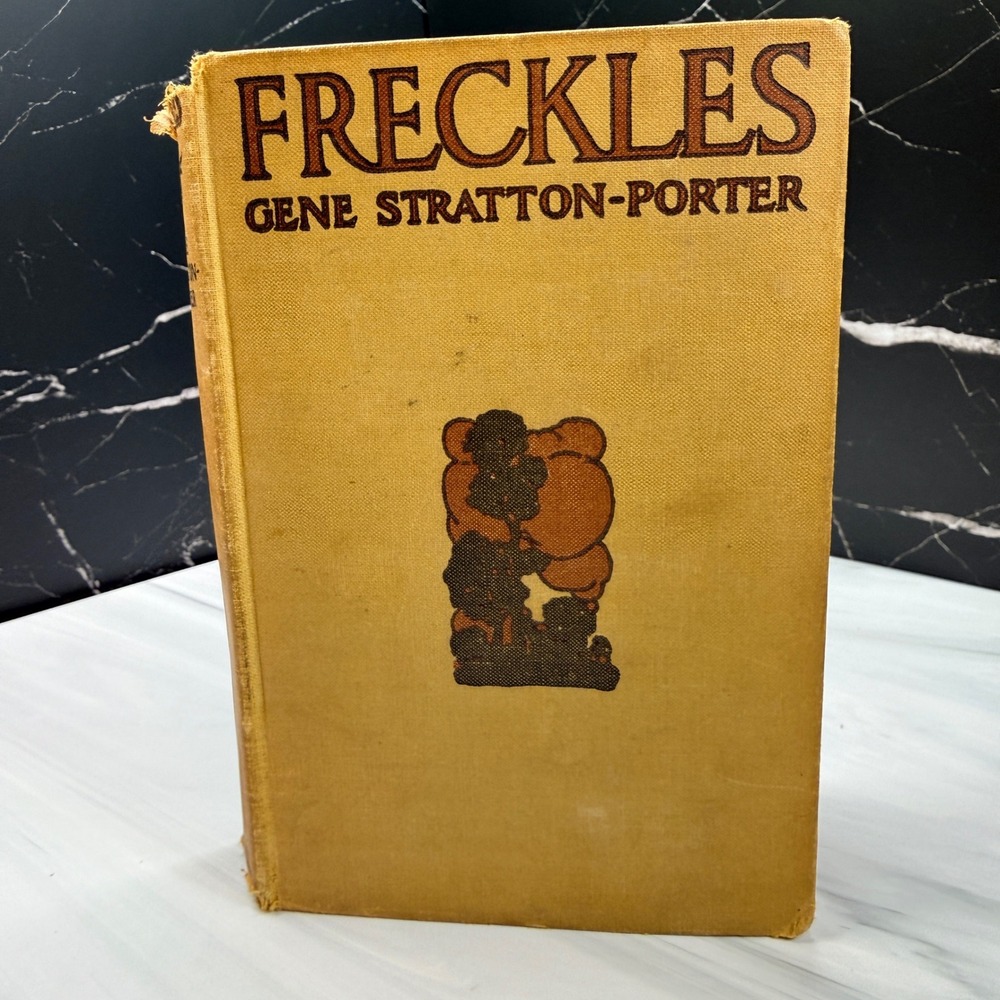 Freckles Gene Stratton-Porter 1904 Vintage Hardcover Grosset & Dunlap Antique